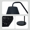 Rattan Floor Lamp | Black with Black | Nursery Lamp