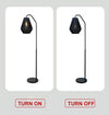 Rattan Floor Lamp | Black with Black | Nursery Lamp