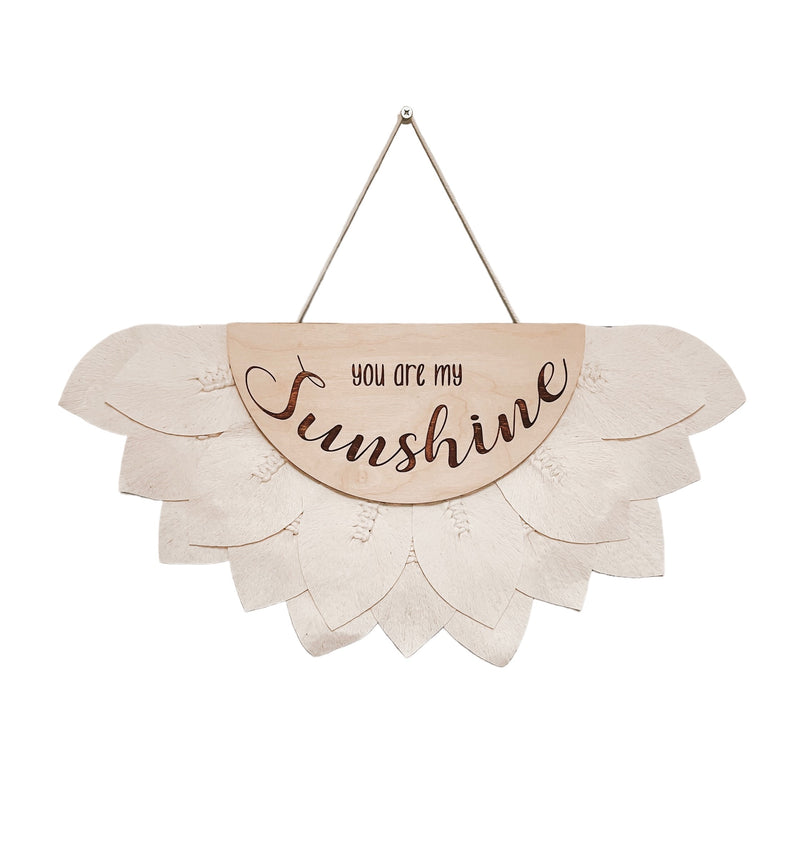 You Are My Sunshine | Macrame Nursery Sign