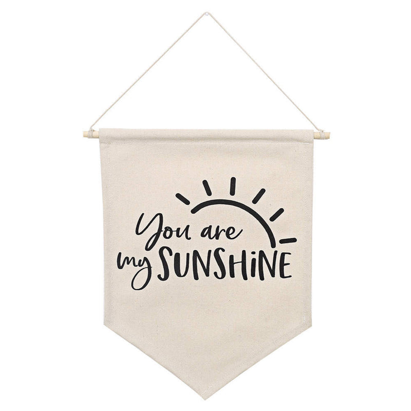 You Are My Sunshine Wall Banner | Nursery Wall Flag Banner | Playroom Decor