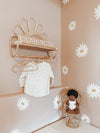 Rattan Daisy Shelf | Nursery Shelf