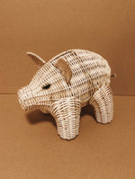 Rattan Piggy Bank | Rattan Toy