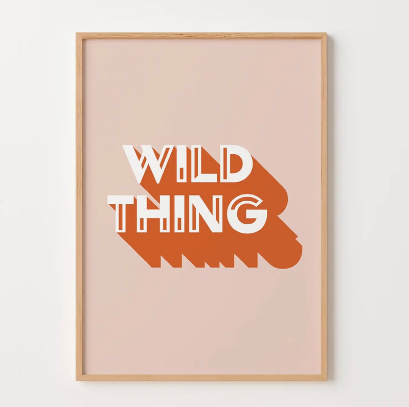 Wild Thing | Framed Nursery Print